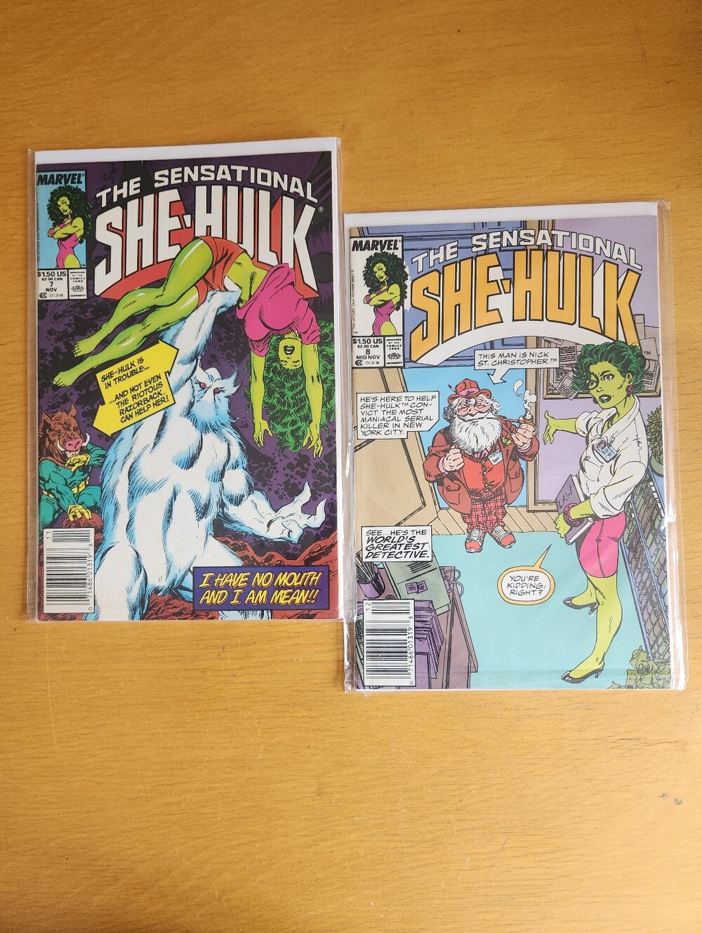 She-Hulk #7, #8 - 80s Comic Books (Lot of 2) 
